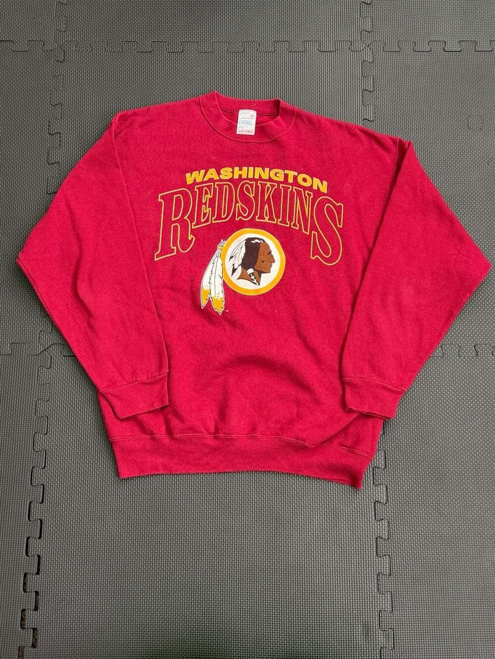 Artex Washington Redskins Sweatshirt, XL, 1990s Vintage NFL Team Apparel, Red Cr